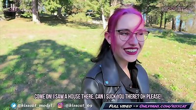 fuck me in Park for Cumwalk - Public Agent Pickup Russian student to Real Outdoor sex / kiss Cat